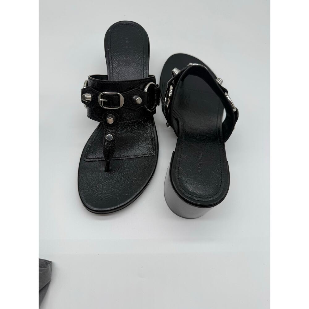 Balenciaga Women’s City Thong Sandals Black Size US 10C/IT 40C - Picture 7 of 16